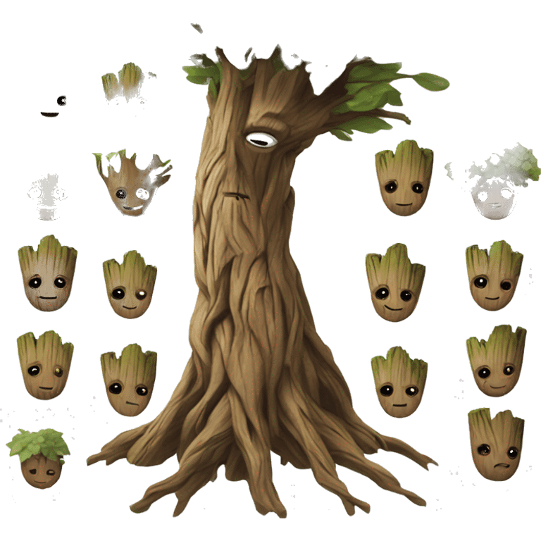 Groot the Guardians of the Galaxy Tree emoji