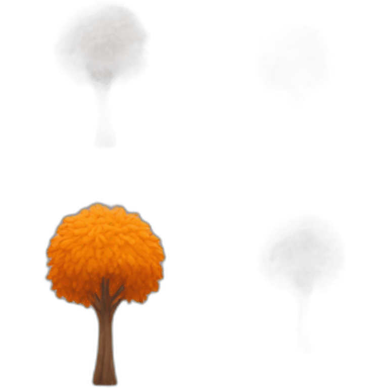 orange truffula tree emoji