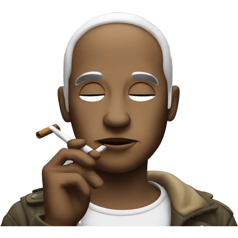 Emoji smoking doing peace  emoji