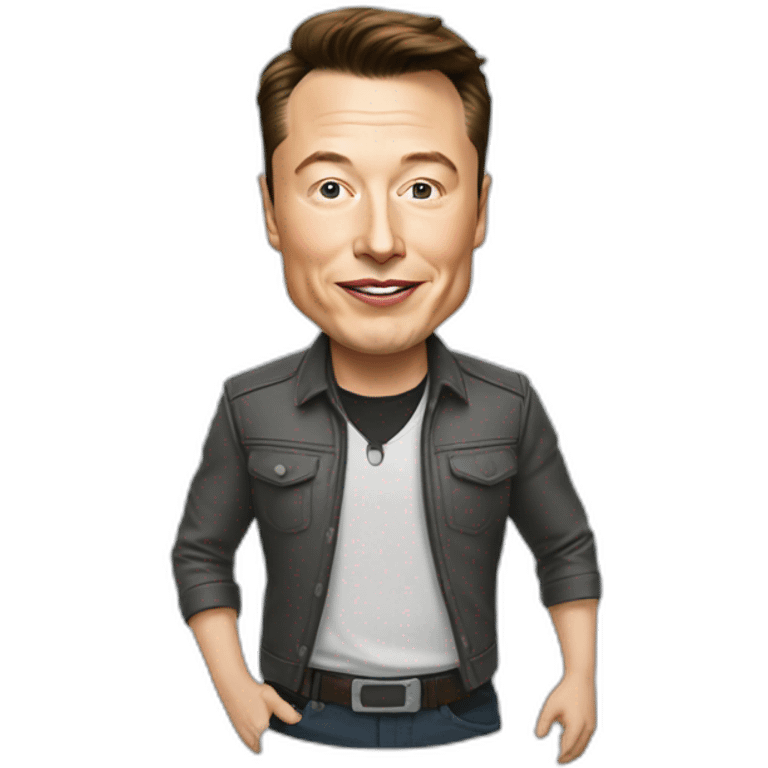 Elon Musk qui fait du foot emoji