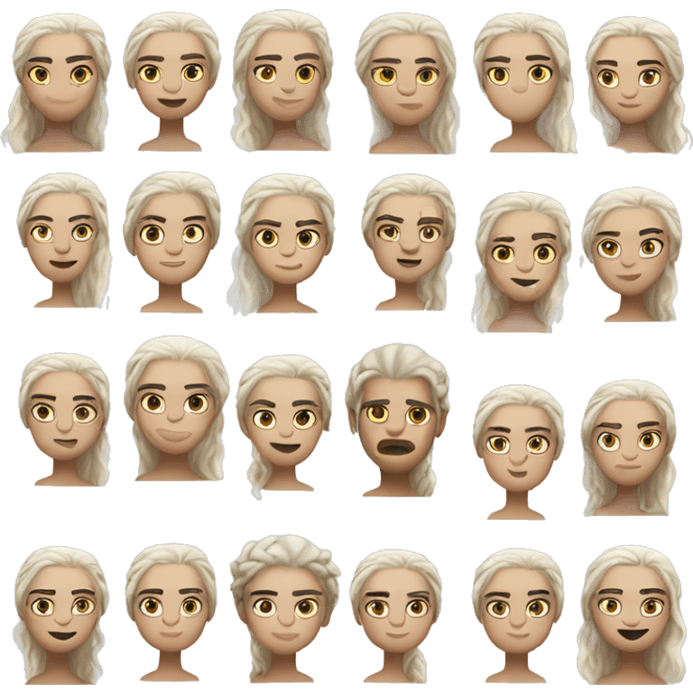 Daenerys Targaryen form game of thrones  emoji