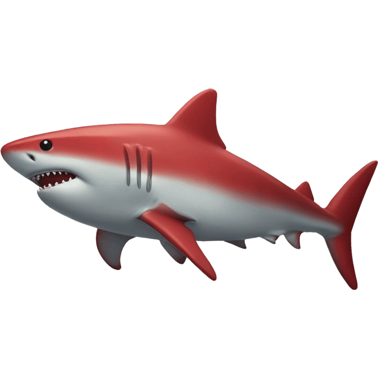 red shark emoji