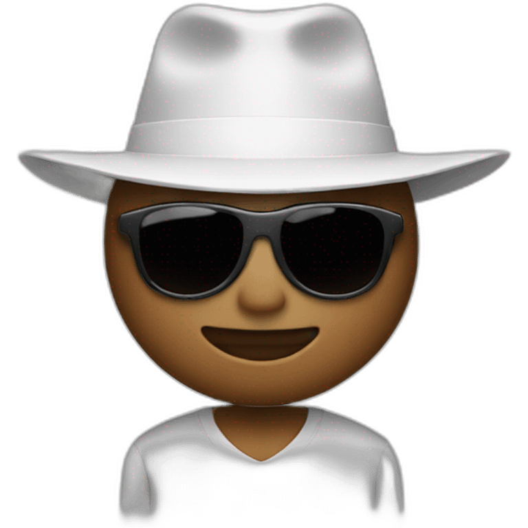 A Stickman with a white hat  emoji