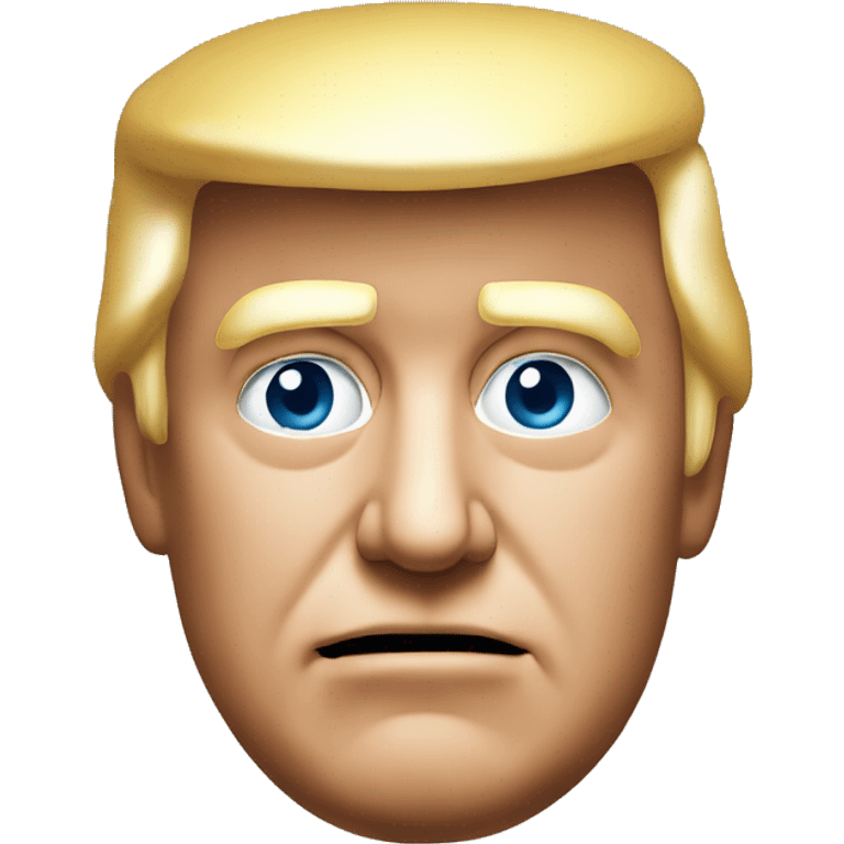 President trump face emoji