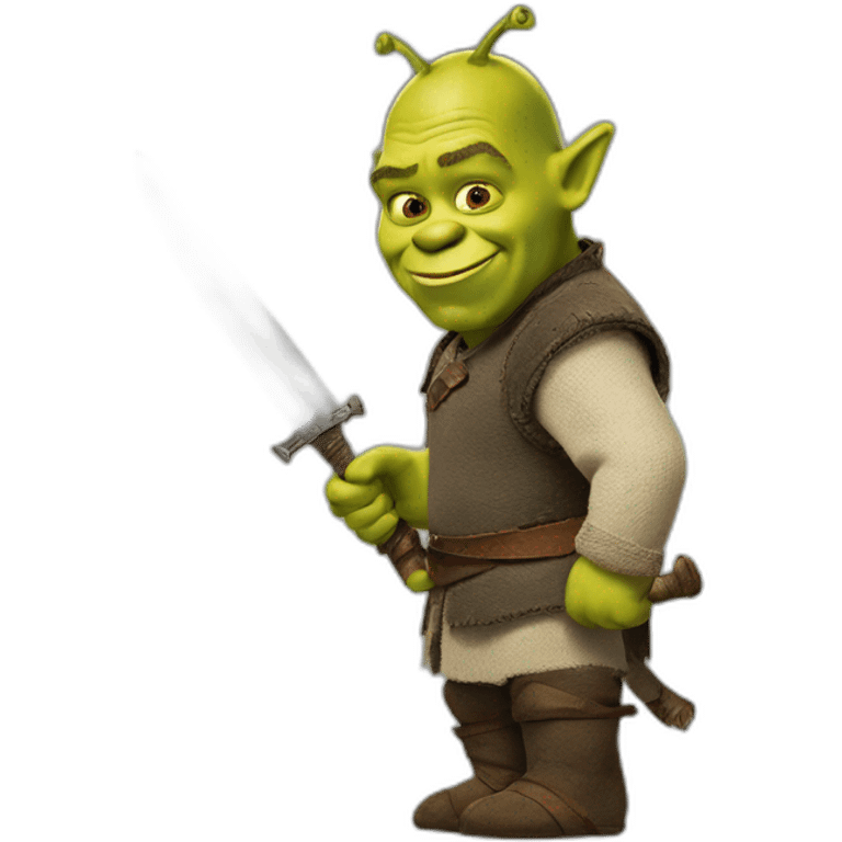 shrek is a knigth  emoji