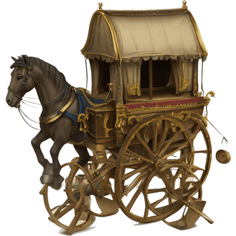 19th century travelling calliope emoji