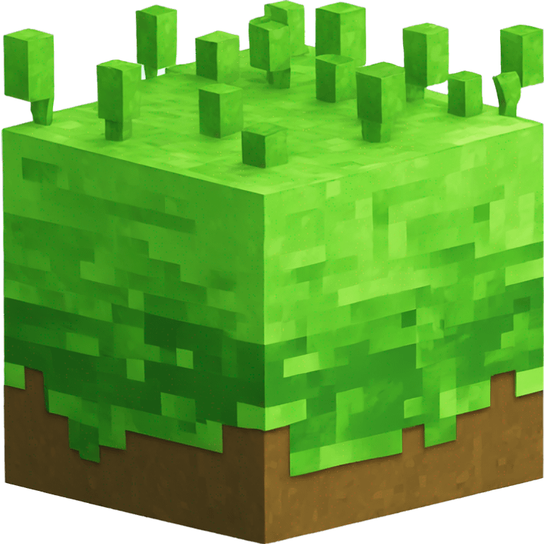 Minecraft Grass Block emoji