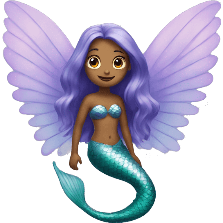 a mermaid that has wings emoji