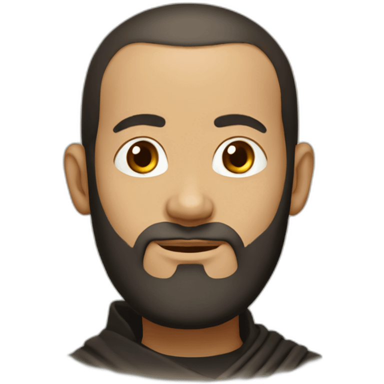 Orthodox christian Icon monk emoji