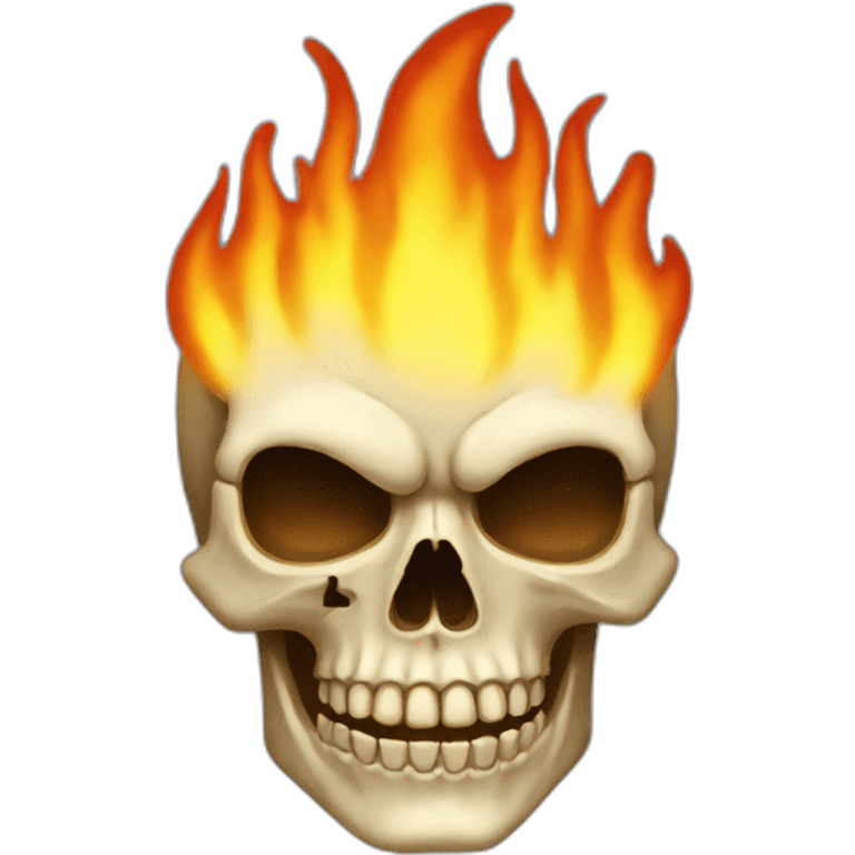 Skull-fire emoji