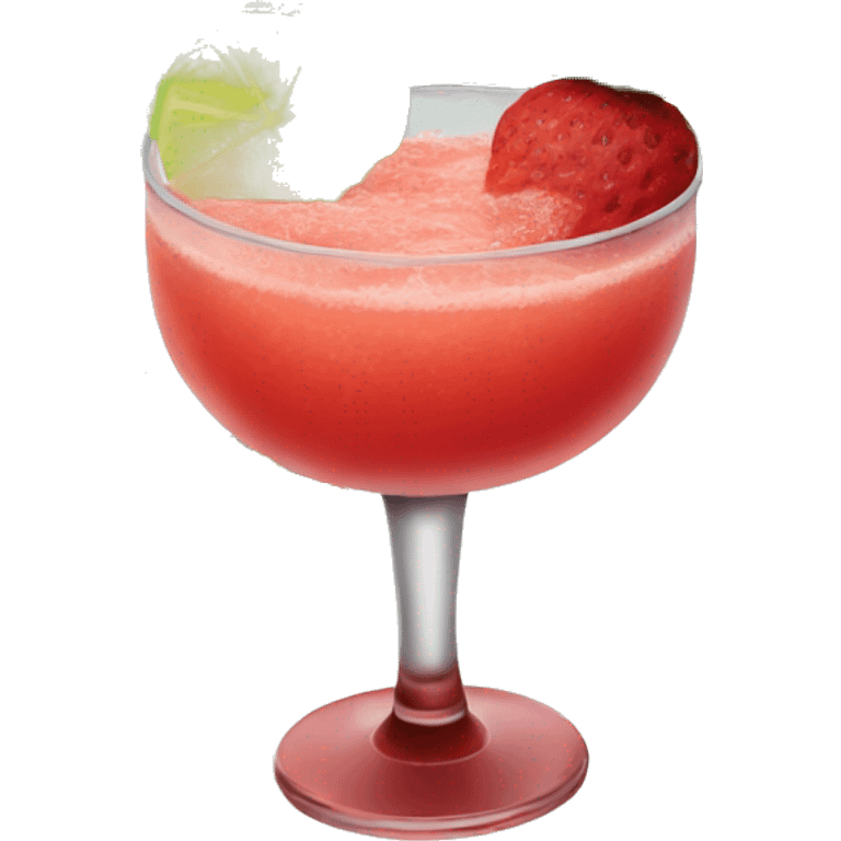 Strawberry daiquiri emoji