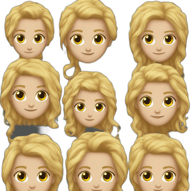 Harry Potter blond hair emoji