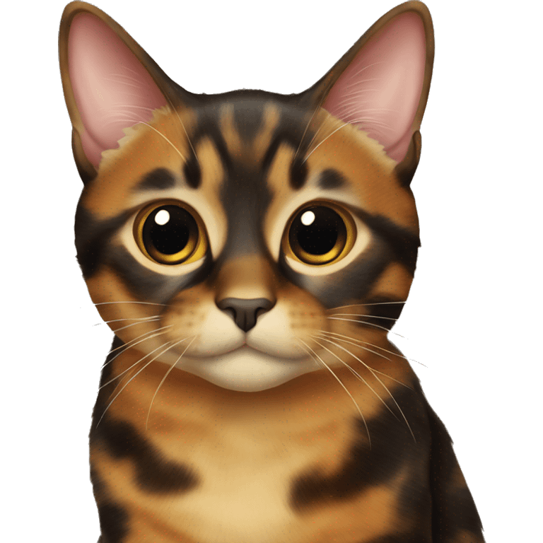 Tortoiseshell cat emoji