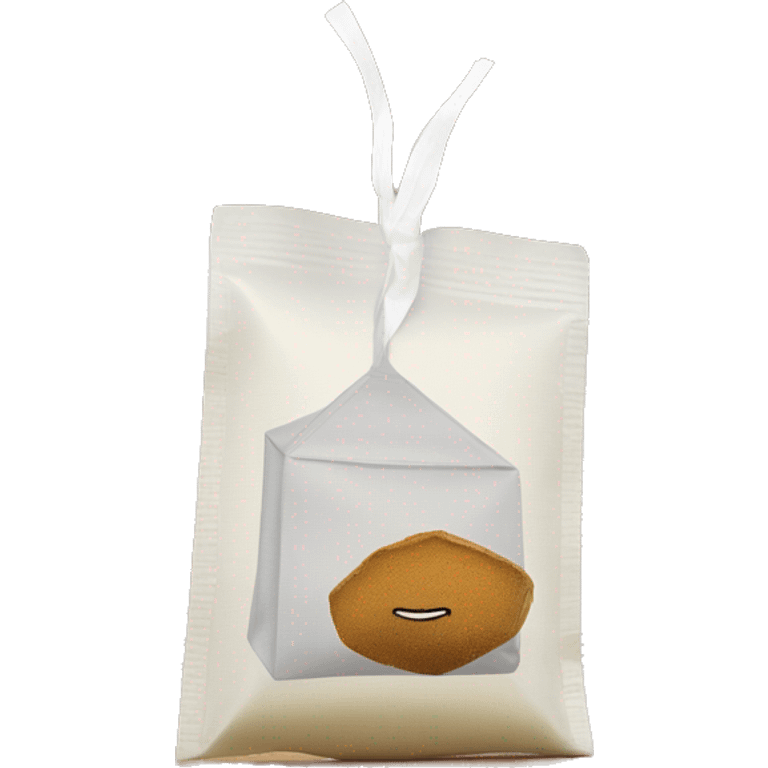 tea bag with lable emoji