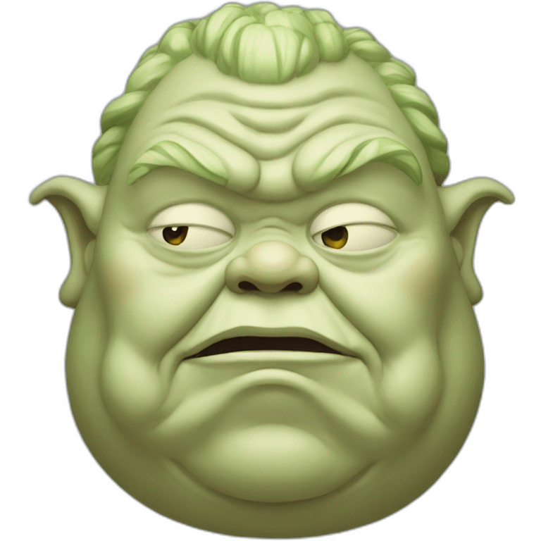 Extreme obese yoda emoji