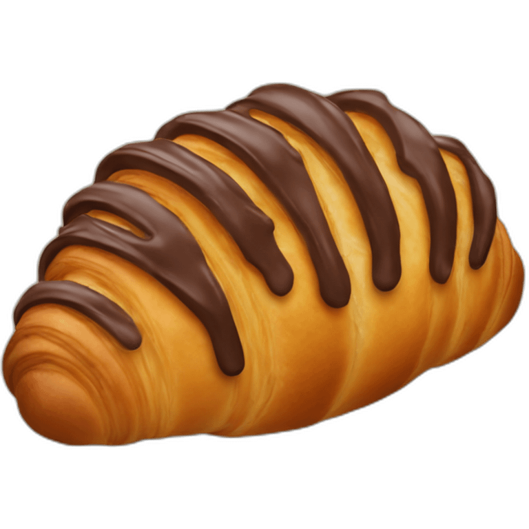 Chocolate croissant  emoji