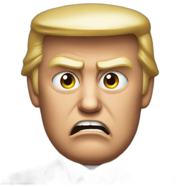 Angry trump emoji