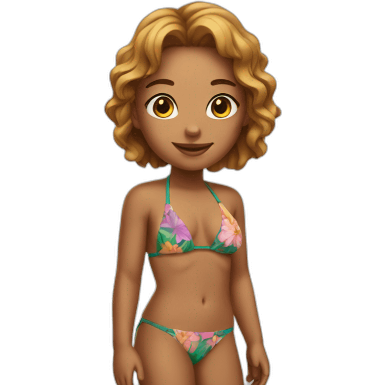 girl in bikini emoji