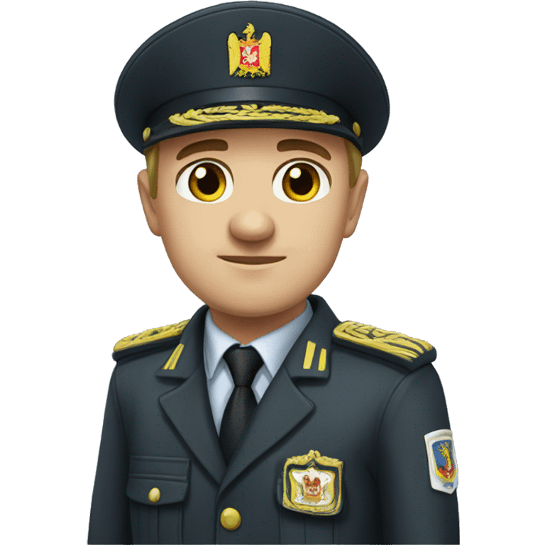 Russian security guard from Pyaterochka emoji