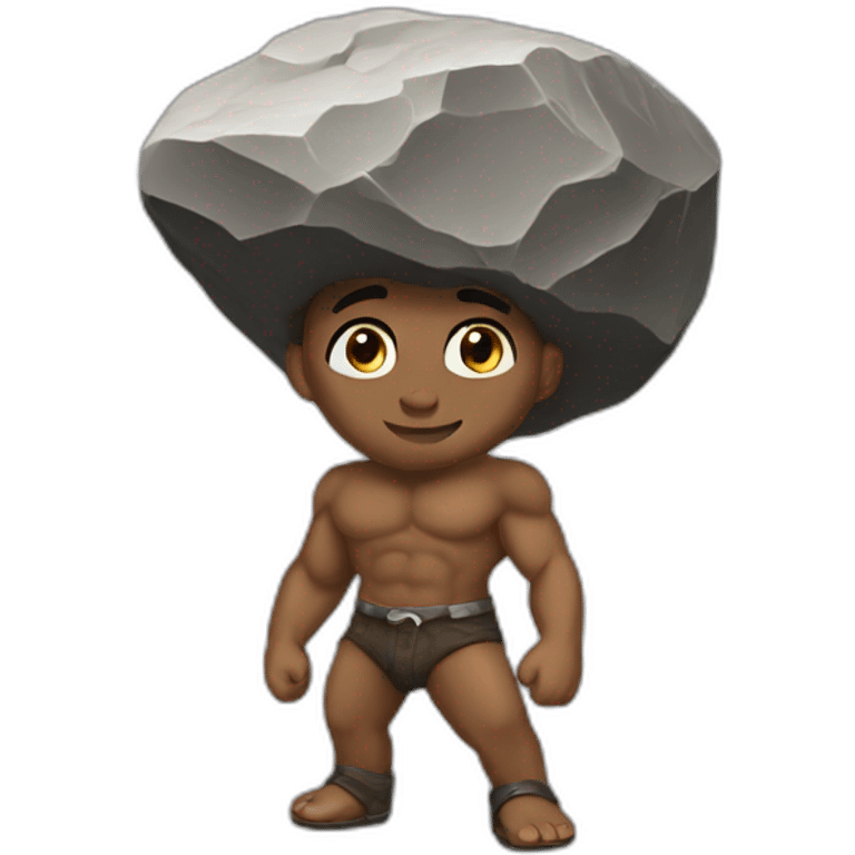 sexy boulder emoji