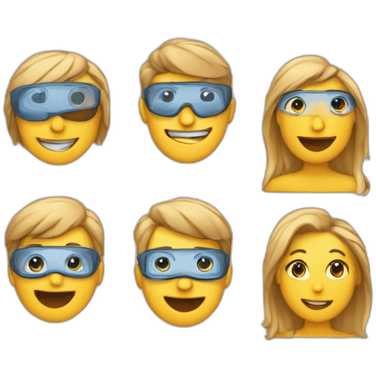 create me a group of emojis that represent what customer service should be, one emoji for "we understand,  one for " peer driven." one for " support." emoji