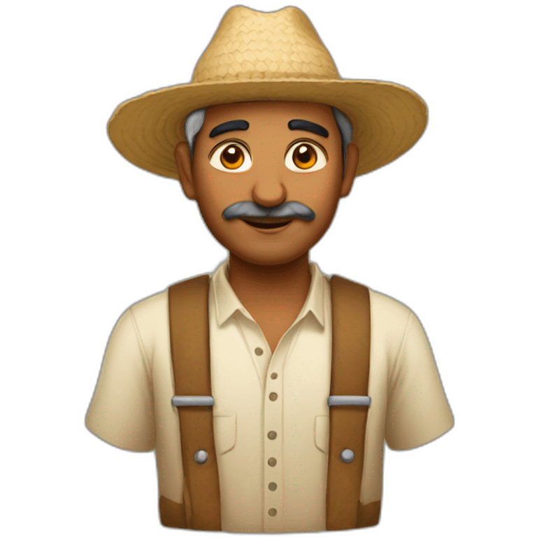 Indian farmer emoji