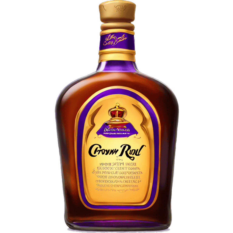 Crown royal whiskey bottle emoji