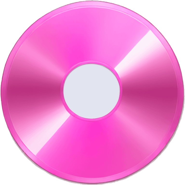 pink cd disk emoji