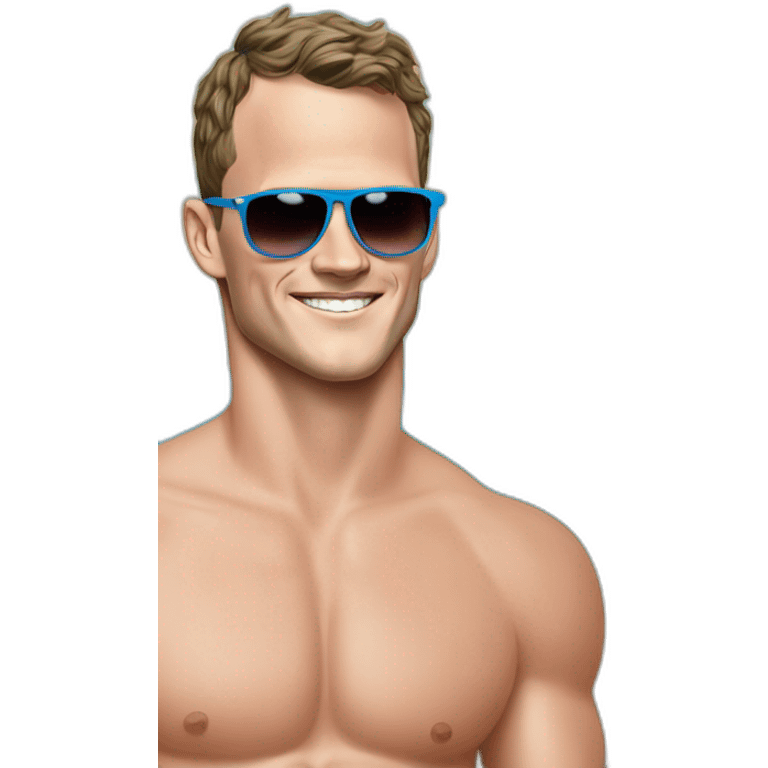 Jonathan Toews as rainbow beach bum emoji