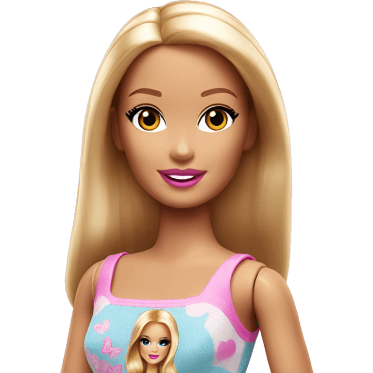 Barbie label  emoji