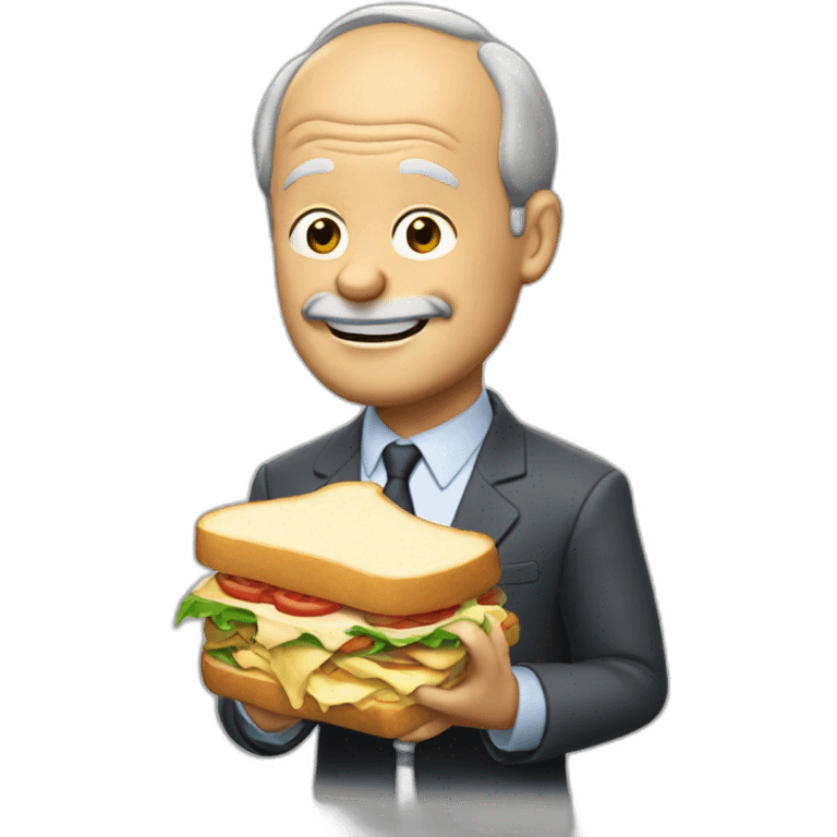 frasier crane eating a sandwich emoji