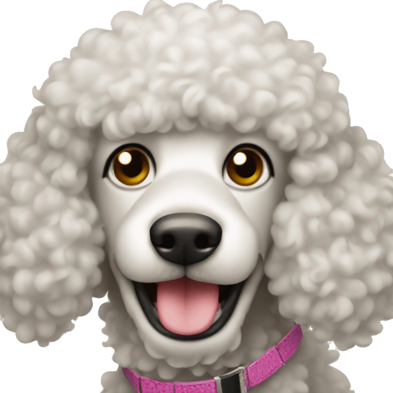 partying poodle emoji