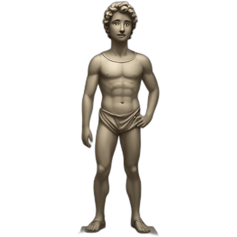 Full body Statue of david emoji