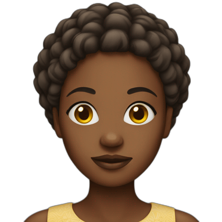 African woman emoji