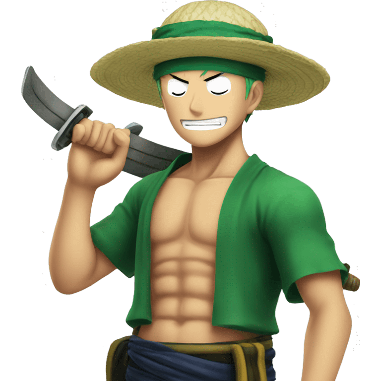 One piece zoro emoji