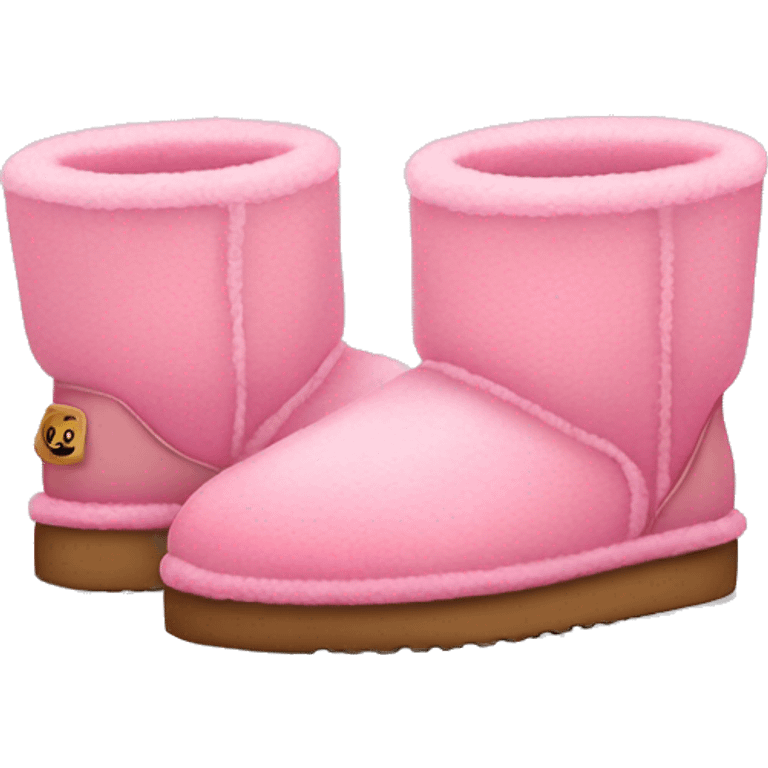 Pink Ugg slippers  emoji