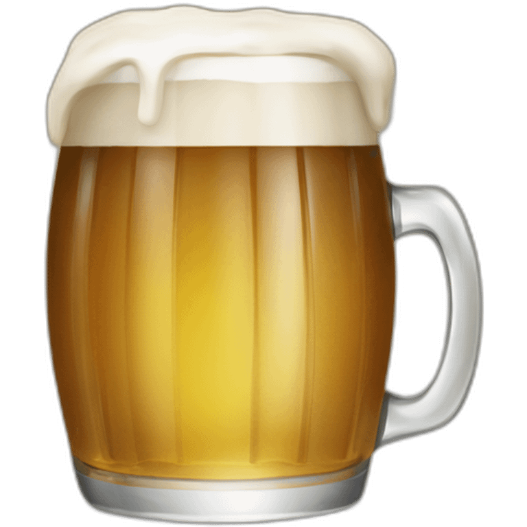 Tunisien buvant une bière emoji