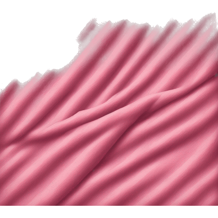 Cozy pink blanket with lines emoji