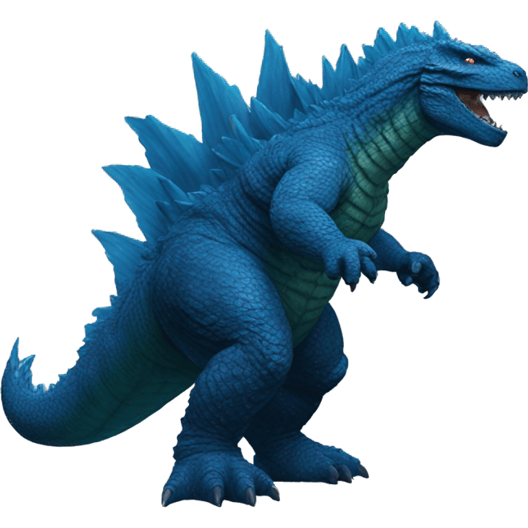 Godzilla bleu emoji