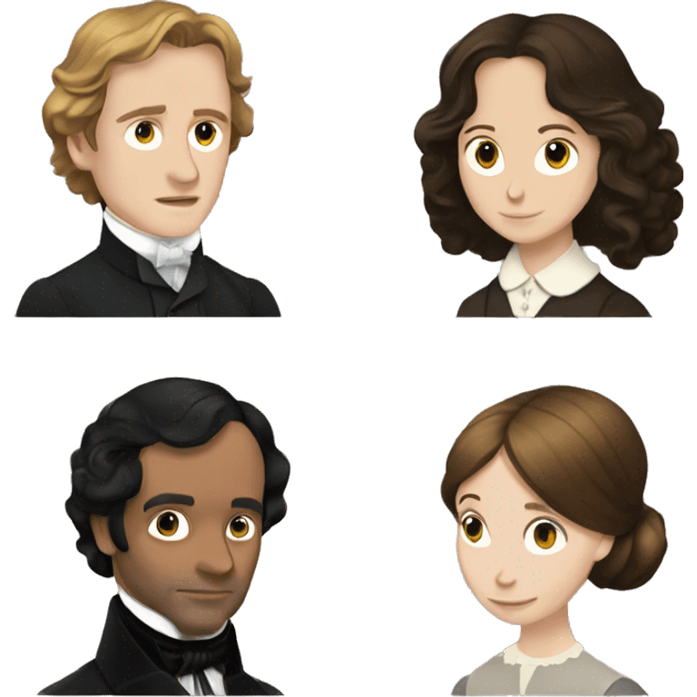 Jane Eyre and mr Rochester emoji