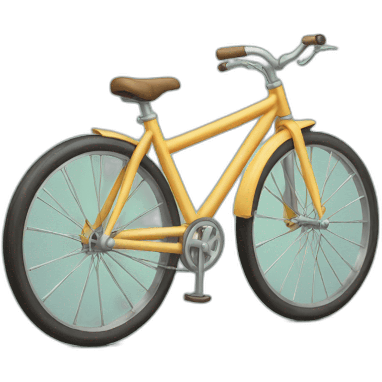 Big wheel bicycle emoji