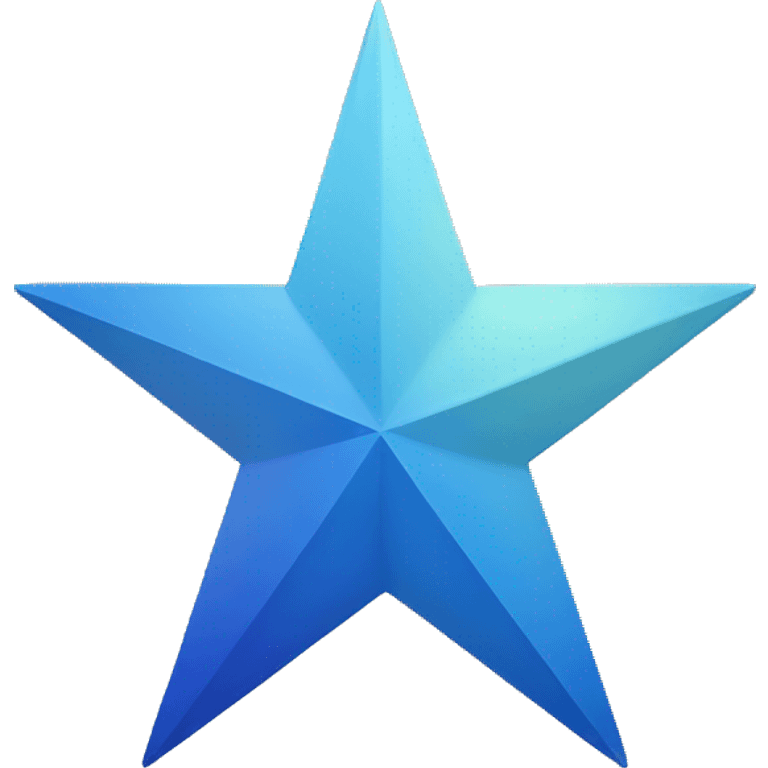 gradient blue north star emoji