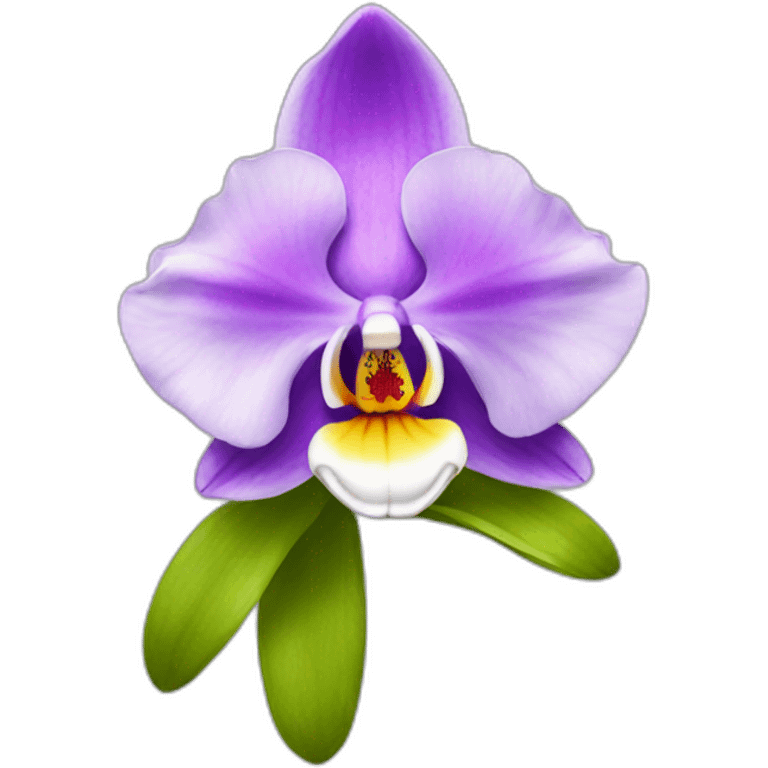 orquídea emoji