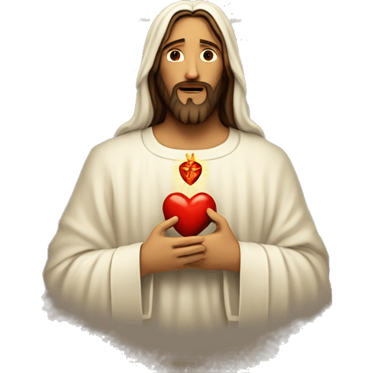 Jesus and sacred heart  emoji