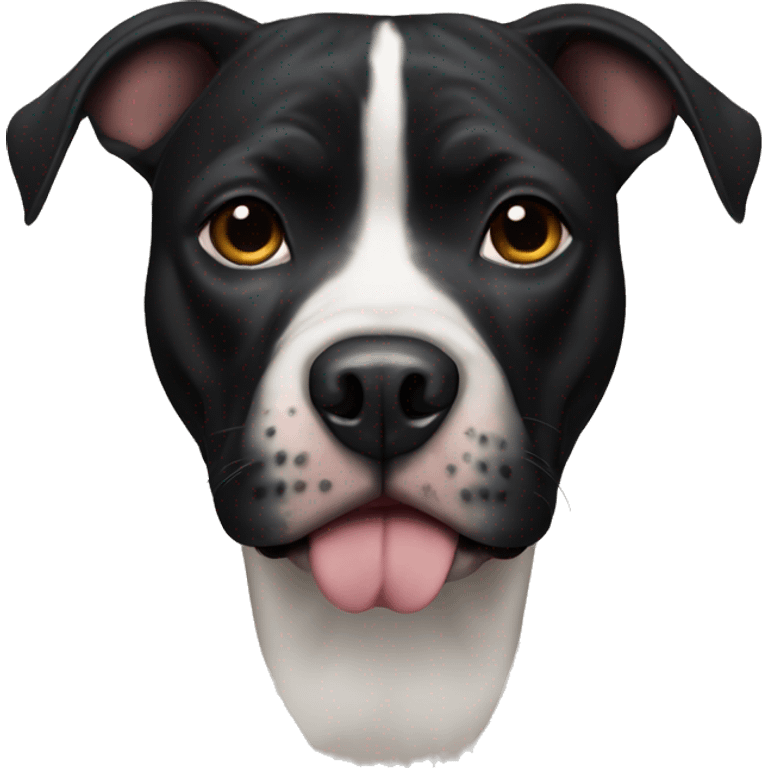 black pitbull face  emoji