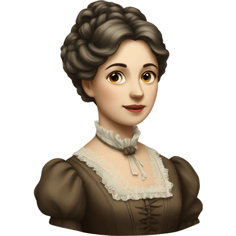 victorian woman  emoji