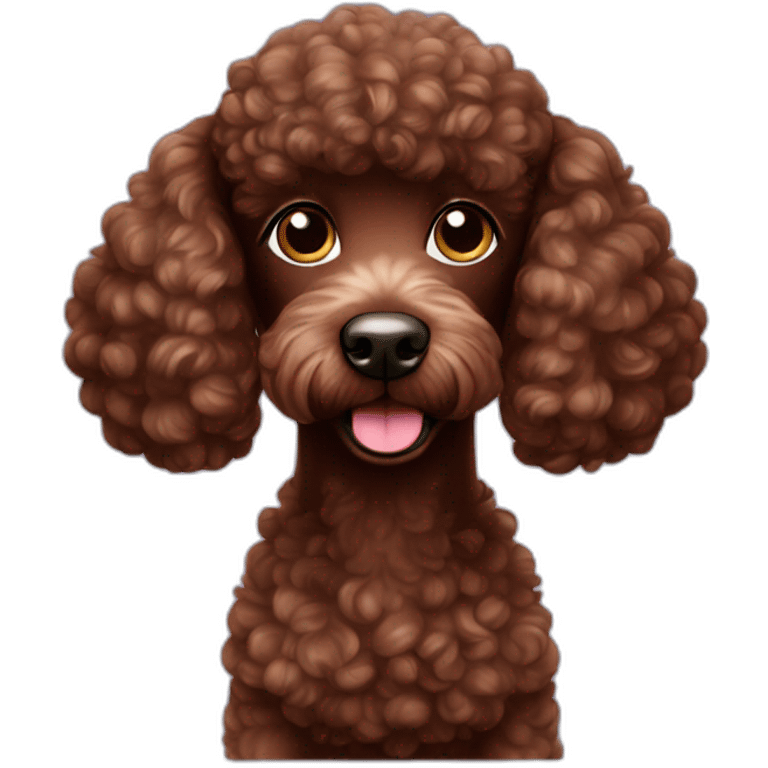 Blink Chocolate poodle emoji