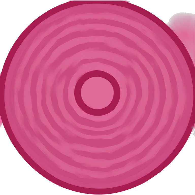 burgundy pink target emoji