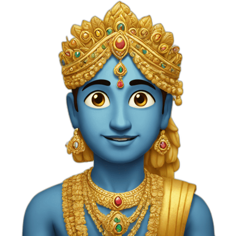 Lord. Small Krishna emoji