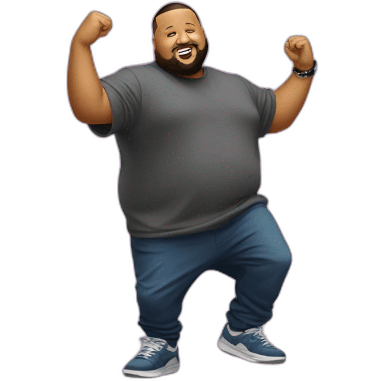 fat dj khaled dancing emoji